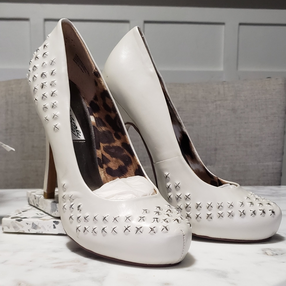 Naughty Monkey Leather Heels